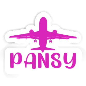 Jumbo-Jet Sticker Pansy Image