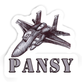 Sticker Jet Pansy Image