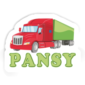 Sticker Pansy Lkw Image