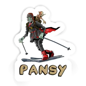 Sticker Telemarker Pansy Image