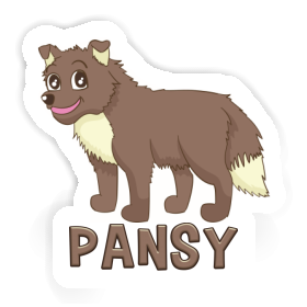 Hund Sticker Pansy Image