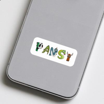 Sticker Animal Font Pansy Laptop Image