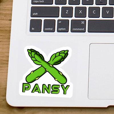 Asparagus Sticker Pansy Gift package Image