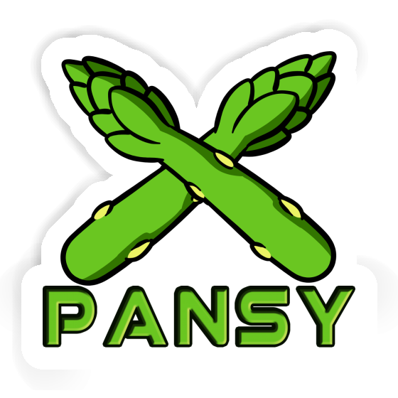 Asparagus Sticker Pansy Image