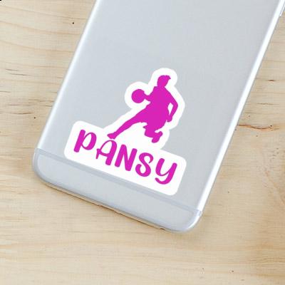 Basketball Player Sticker Pansy Gift package Image