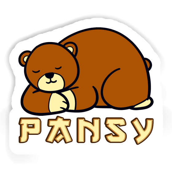 Bear Sticker Pansy Gift package Image