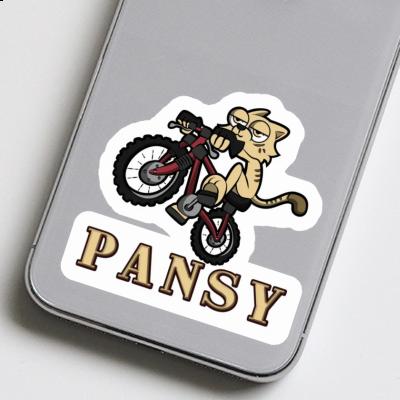 Pansy Sticker Bike Cat Gift package Image