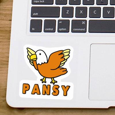 Sticker Pansy Bird Gift package Image