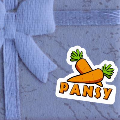 Sticker Pansy Carrot Notebook Image