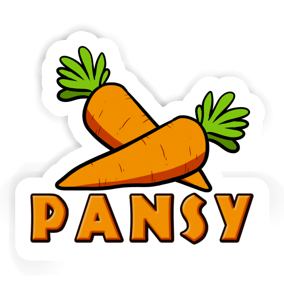 Sticker Pansy Carrot Gift package Image