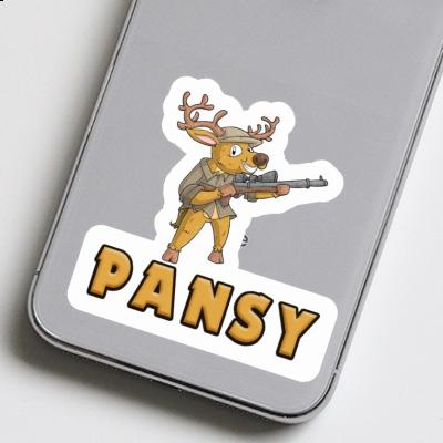 Sticker Pansy Hunter Laptop Image