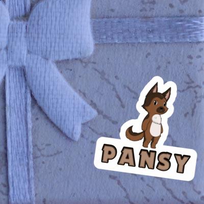 Pansy Sticker Deutscher Schäferhund Gift package Image