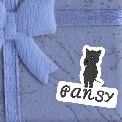 Sticker Pansy Giant Schnauzer Image