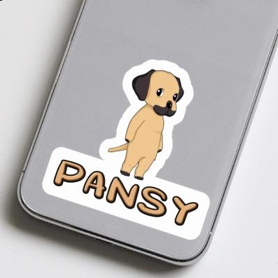 Pansy Sticker Rhodesian Ridgeback Gift package Image