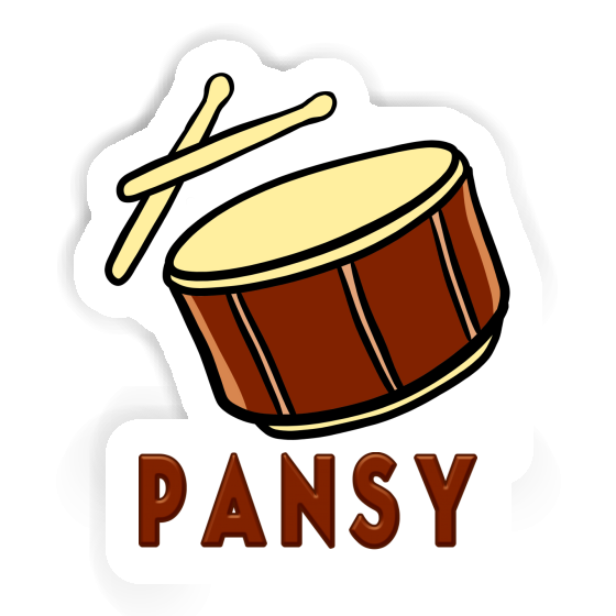 Pansy Sticker Drumm Notebook Image