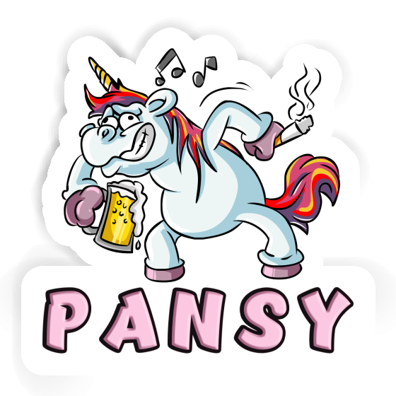 Partycorn Sticker Pansy Image