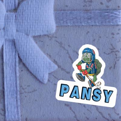 Pansy Aufkleber Hockeyspieler Gift package Image