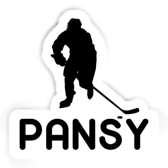 Sticker Pansy Eishockeyspieler Gift package Image