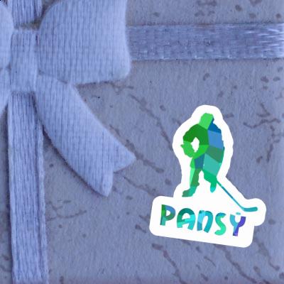 Autocollant Joueur de hockey Pansy Gift package Image