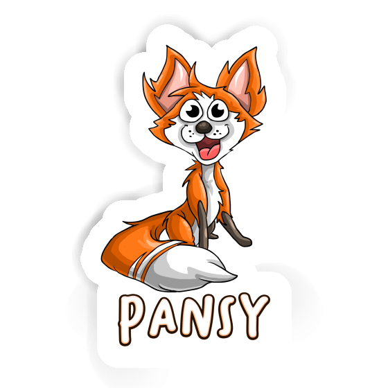 Pansy Sticker Fox Gift package Image