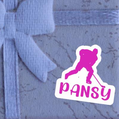 Sticker Pansy Hockey Player Gift package Image