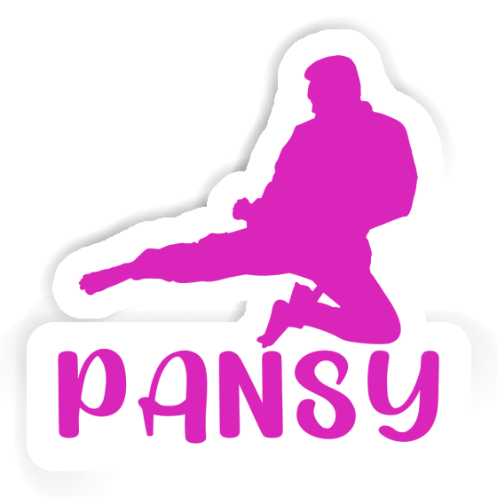 Sticker Karateka Pansy Gift package Image