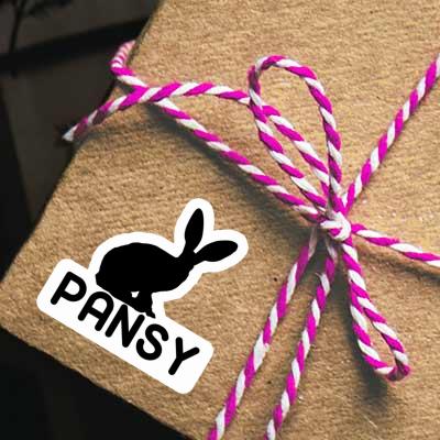 Sticker Pansy Rabbit Gift package Image