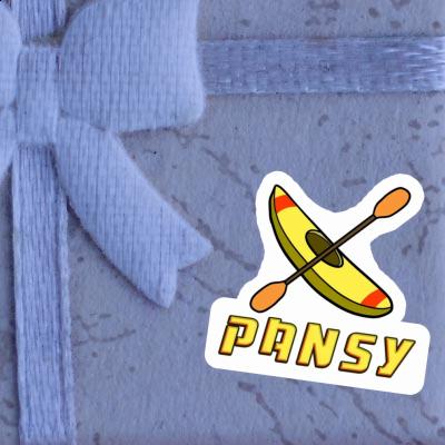 Pansy Sticker Kanu Laptop Image