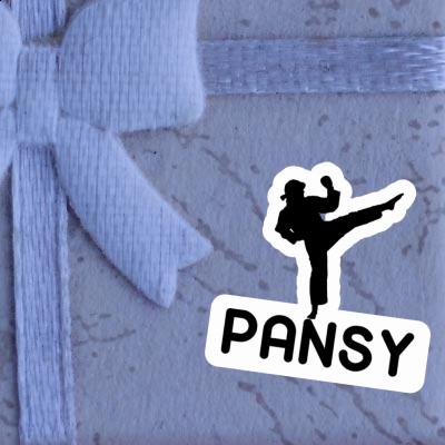 Karateka Sticker Pansy Image