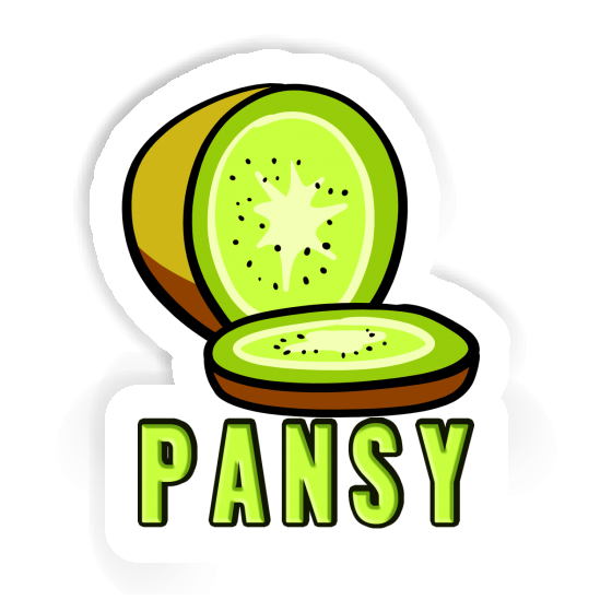 Kiwi Sticker Pansy Image