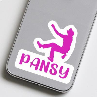 Pansy Sticker Climber Notebook Image