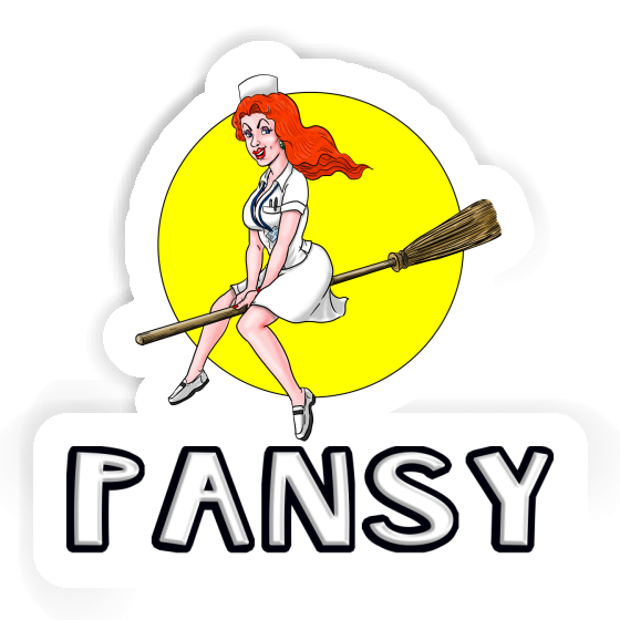 Nurse Sticker Pansy Image