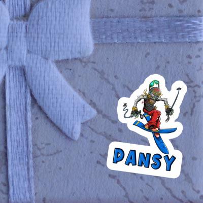 Sticker Freeride Skier Pansy Gift package Image