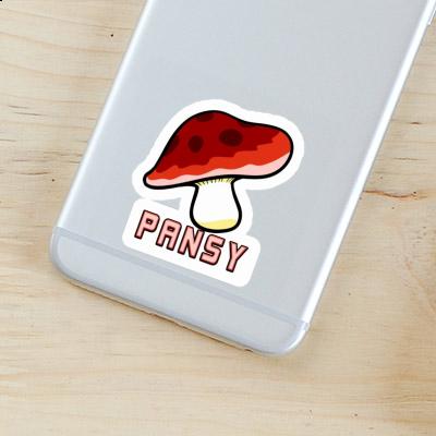 Sticker Pilz Pansy Laptop Image