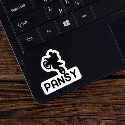 Sticker Motocross Jumper Pansy Image