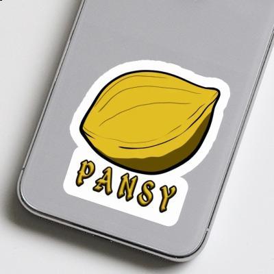 Nut Sticker Pansy Notebook Image