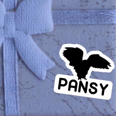 Sticker Pansy Owl Gift package Image