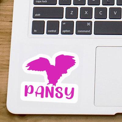 Sticker Pansy Owl Gift package Image