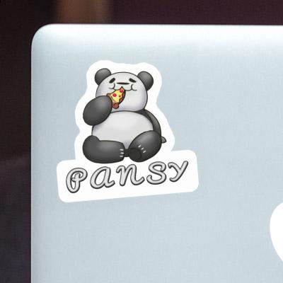 Autocollant Pansy Panda Laptop Image