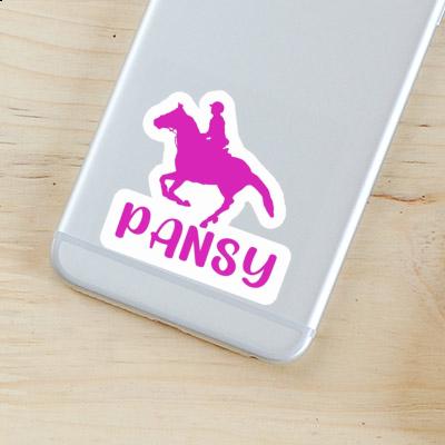 Horse Rider Sticker Pansy Gift package Image