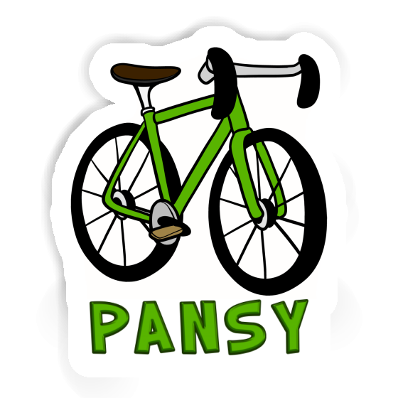 Sticker Racing Bicycle Pansy Gift package Image