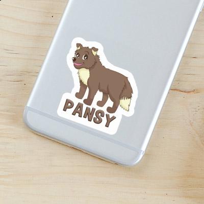 Hund Sticker Pansy Notebook Image