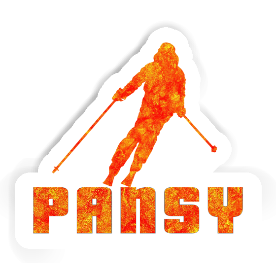 Sticker Skier Pansy Gift package Image