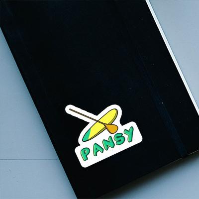 Sticker Stand Up Paddle Pansy Image