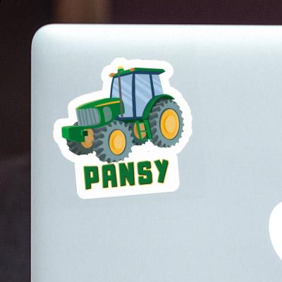 Sticker Tractor Pansy Gift package Image