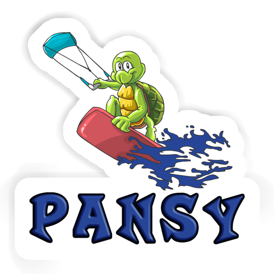 Pansy Sticker Kitesurfer Gift package Image