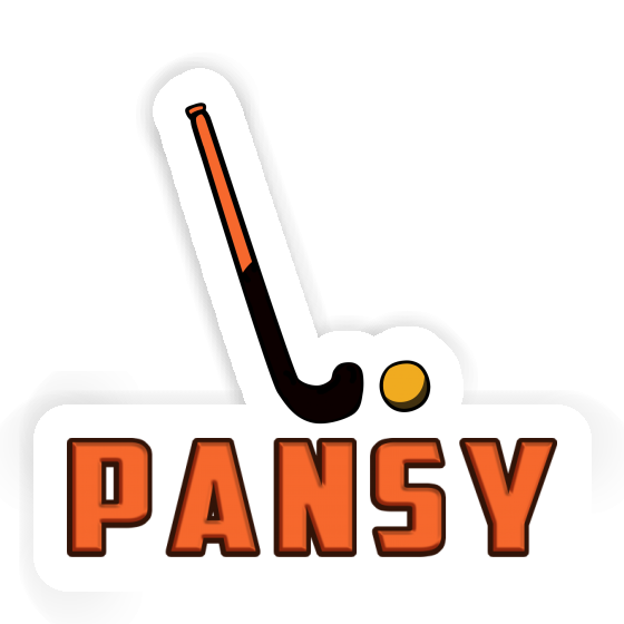 Pansy Sticker Floorball Stick Image