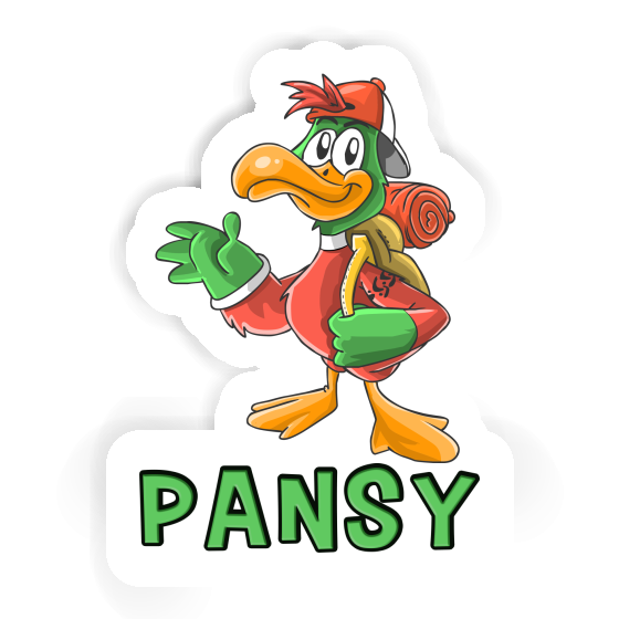 Sticker Hiker Pansy Image