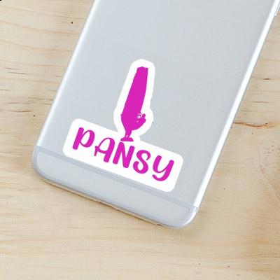 Sticker Pansy Windsurfer Image