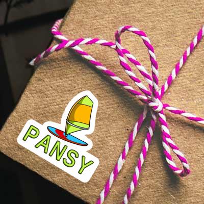 Sticker Windsurf Board Pansy Gift package Image